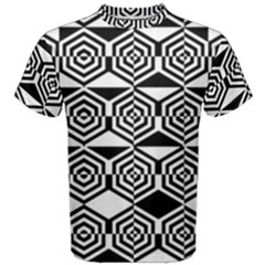 Hexagon Men s Cotton Tee by impacteesstreetweareight