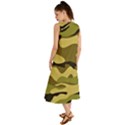 Fabric Army Camo Pattern Summer Maxi Dress View2