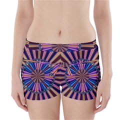 Artwork Fractal Geometrical Design Boyleg Bikini Wrap Bottoms by Wegoenart