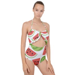 Watermelon Juice Auglis Clip Art Watermelon Scallop Top Cut Out Swimsuit by Vaneshart