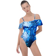 Petals Frill Detail One Piece Swimsuit by WILLBIRDWELL