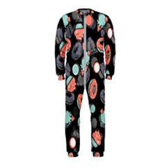 Seamless Sweets Background Onepiece Jumpsuit (kids) by Vaneshart