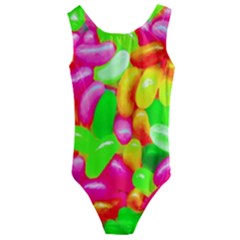 Vibrant Jelly Bean Candy Kids  Cut-out Back One Piece Swimsuit by essentialimage