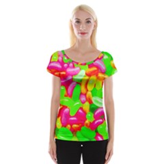 Vibrant Jelly Bean Candy Cap Sleeve Top by essentialimage
