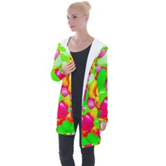 Vibrant Jelly Bean Candy Longline Hooded Cardigan by essentialimage