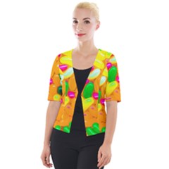 Vibrant Jelly Bean Candy Cropped Button Cardigan by essentialimage
