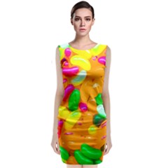 Vibrant Jelly Bean Candy Sleeveless Velvet Midi Dress by essentialimage