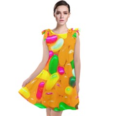 Vibrant Jelly Bean Candy Tie Up Tunic Dress by essentialimage