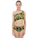 Seamless Pattern Background Spliced Up Two Piece Swimsuit View1