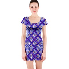 Symmetry Short Sleeve Bodycon Dress by Sobalvarro