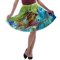 June Gloom 12 A-line Skater Skirt by bestdesignintheworld
