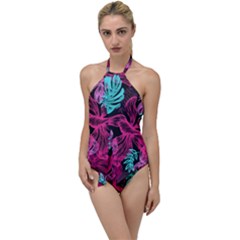 Leaves Go With The Flow One Piece Swimsuit by Sobalvarro