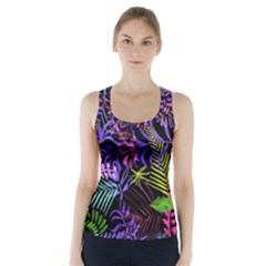 Leaves  Racer Back Sports Top by Sobalvarro