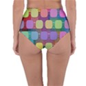 Pattern  Reversible High-Waist Bikini Bottoms View4