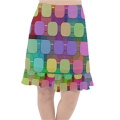 Pattern  Fishtail Chiffon Skirt by Sobalvarro
