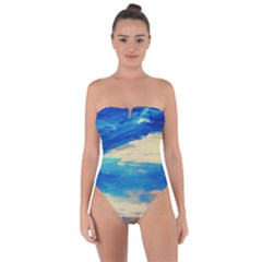 Skydiving 1 1 Tie Back One Piece Swimsuit by bestdesignintheworld