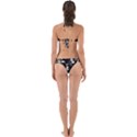 Beautiful Artistic Dark Tropical Pattern Perfectly Cut Out Bikini Set View2