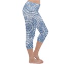 Boho Pattern Style Graphic Vector Lightweight Velour Capri Yoga Leggings View3