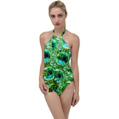 Cut Glass Beads Go With The Flow One Piece Swimsuit by essentialimage