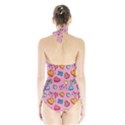 Candy Pattern Halter Swimsuit View2