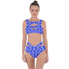 Fish Royal Blue Bandaged Up Bikini Set  by snowwhitegirl