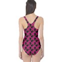 Black Rose Pink One Piece Swimsuit View2