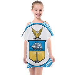 Seal Of United States Department Of Commerce Kids  One Piece Chiffon Dress by abbeyz71