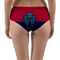 Flag of United States Army 36th Infantry Division Reversible Mid-Waist Bikini Bottoms View2