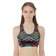 Untitled Sports Bra With Border by Sobalvarro