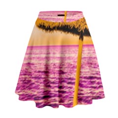 Pop Art Beach Umbrella  High Waist Skirt by essentialimage