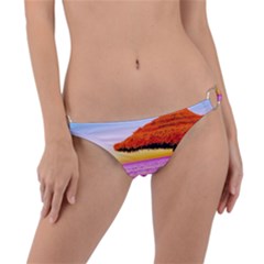 Pop Art Beach Umbrella  Ring Detail Bikini Bottom by essentialimage