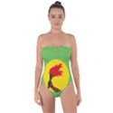 Flag of Zaire Tie Back One Piece Swimsuit View1