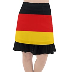 Flag Of Germany Fishtail Chiffon Skirt by abbeyz71