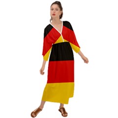 Flag Of Germany Grecian Style  Maxi Dress by abbeyz71