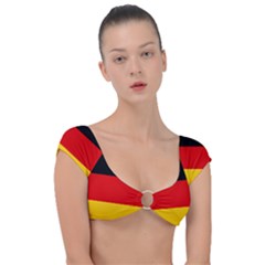 Flag Of Germany Cap Sleeve Ring Bikini Top by abbeyz71