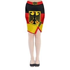 Flag Of Germany  Midi Wrap Pencil Skirt by abbeyz71