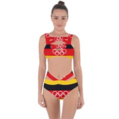 Olympic Flag Of Germany, 1960-1968 Bandaged Up Bikini Set  by abbeyz71