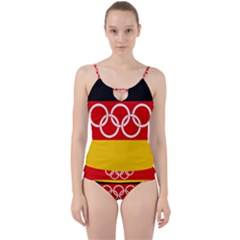 Olympic Flag Of Germany, 1960-1968 Cut Out Top Tankini Set by abbeyz71