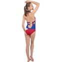Philippines Flag Filipino Flag Halter Front Plunge Swimsuit View2