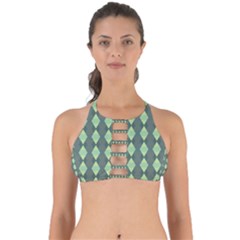 Texture Grey Perfectly Cut Out Bikini Top by HermanTelo