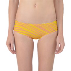 Pattern Texture Yellow Classic Bikini Bottoms by HermanTelo