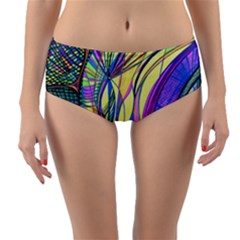 Happpy (4) Reversible Mid-waist Bikini Bottoms by nicholakarma