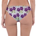 Purple Flower Reversible Hipster Bikini Bottoms View2