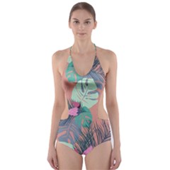 Leaves Cut-out One Piece Swimsuit by Sobalvarro