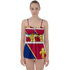 Coat Of Arms Of United States Army 133rd Field Artillery Regiment Babydoll Tankini Set by abbeyz71