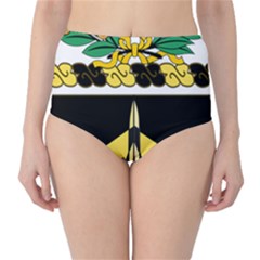 Coat Of Arms Of United States Army 49th Finance Battalion Classic High-waist Bikini Bottoms by abbeyz71