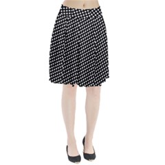 Formes Carreaux Blanc/noir Pleated Skirt by kcreatif