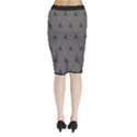 Gadsden Flag Don t tread on me black and gray snake and metal gothic crosses Midi Wrap Pencil Skirt View2