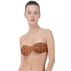 Happy Pumkins And Ghosts And  They Love The Season Classic Bandeau Bikini Top  by pepitasart