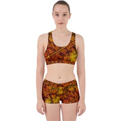 Autumn Leaves Forest Fall Color Work It Out Gym Set by Wegoenart